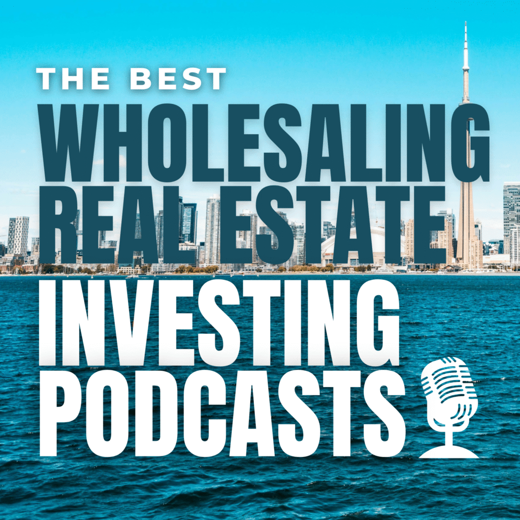 Man listening to The Real Estate Investing Club podcast on headphones while analyzing a deal.