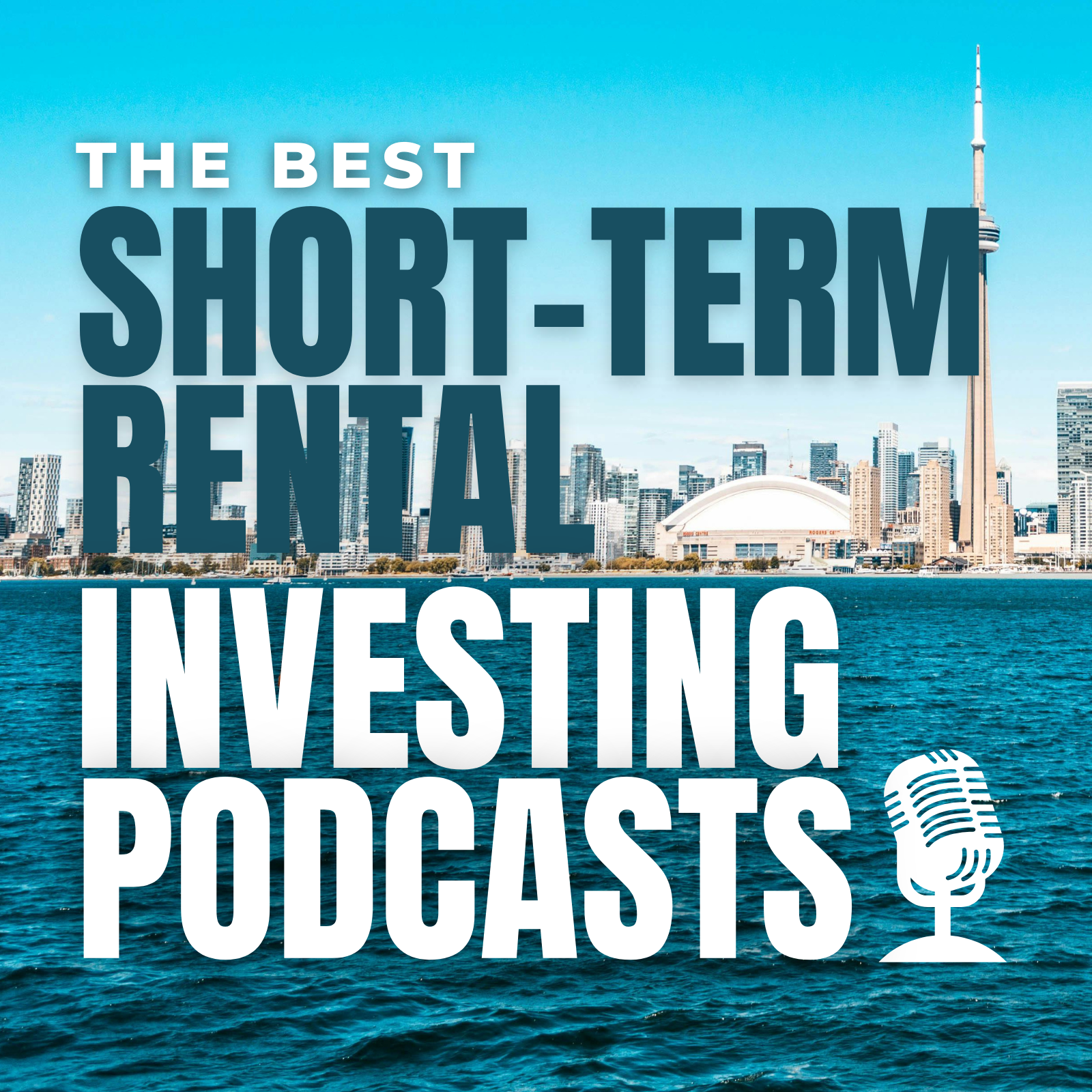 Collection of microphones representing the best short-term rental and Airbnb investing podcasts