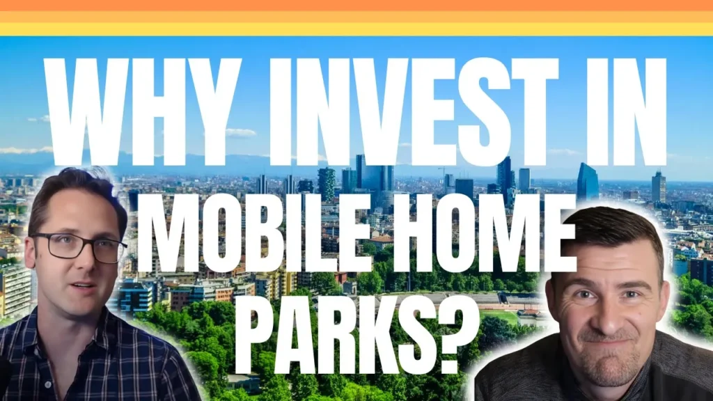 Mobile home park community with affordable housing units showing infill investment opportunity