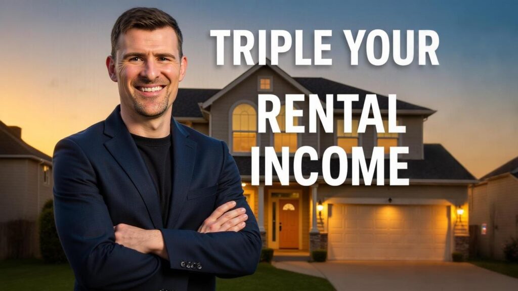 Real estate investor analyzing co-living property cash flow projections and rental income strategies