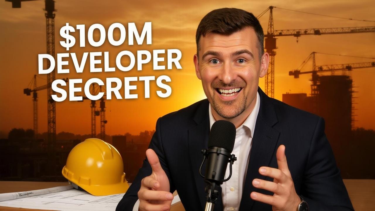 Real estate developer Katie Kim explaining creative deal structuring methods for ground-up development with minimal capital investment