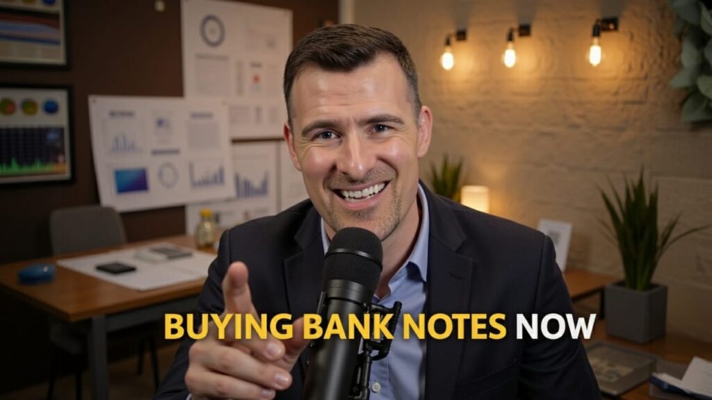 Commercial real estate investor reviewing light industrial warehouse property