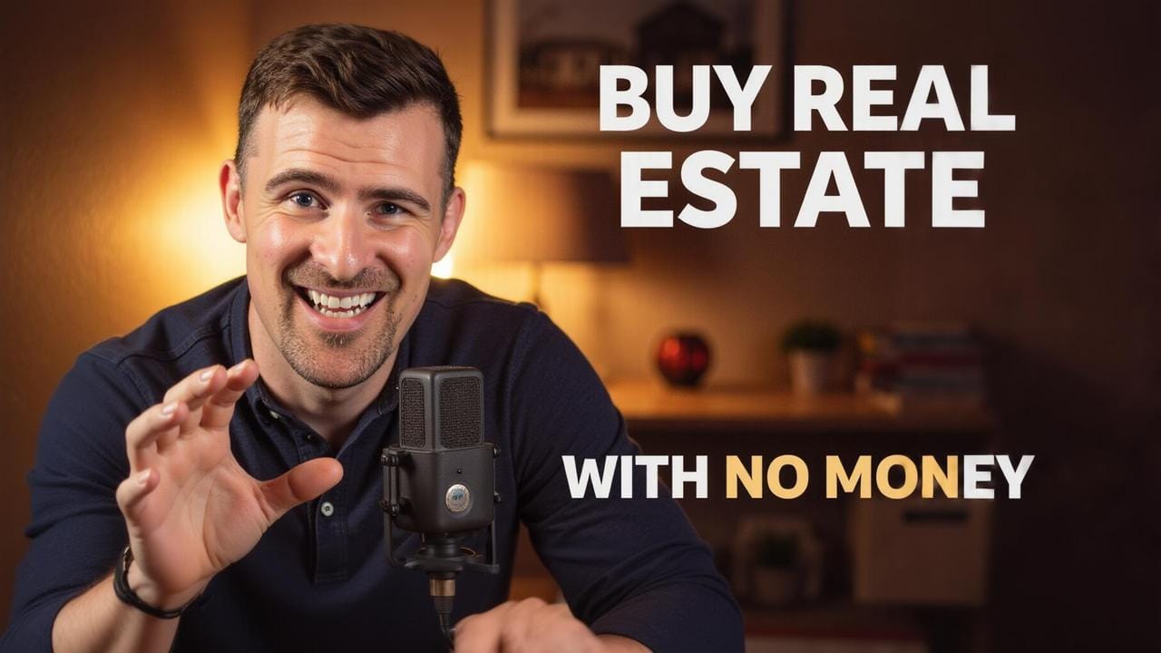 Real estate investor reviewing a subject-to purchase contract at a desk