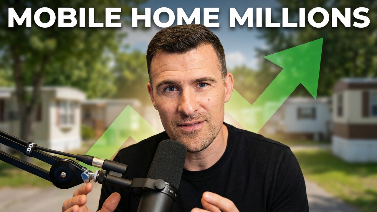 Tim Woodbridge and Gabe Petersen discussing mobile home park investing strategy on The Real Estate Investing Club podcast